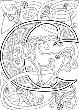 Celtic Dover Alphabet Coloring Letters Publications Book Doverpublications Pages Welcome Visit Ch sketch template