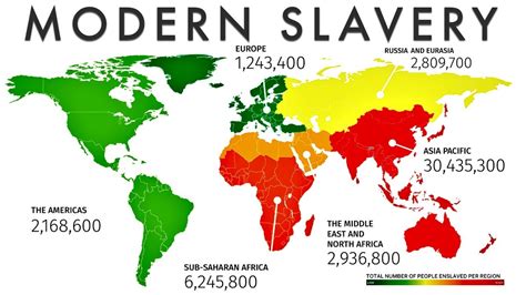 modern slavery the most afflicted countries youtube