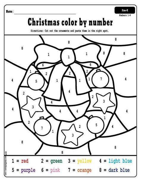 coloring christmas worksheets  kindergarten printable kindergarten