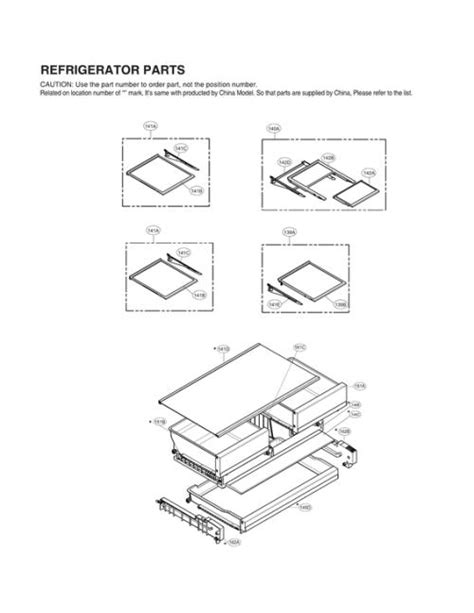 lg lfxss pull  drawer genuine oem