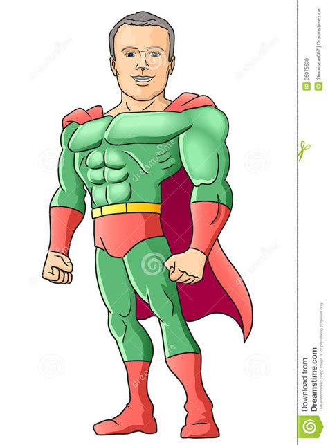 Super Hero Stock Vector Illustration Of Character