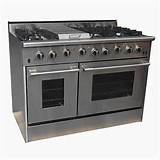 Pictures of Gas Ranges With Double Ovens & 5 Burners