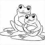 Frog Frogs Abetterhowellnj Anaxyrus sketch template