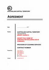 Images of Cleaning Service Agreement Template