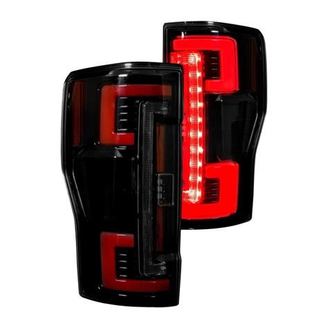 recon truck accessories oled taillights smoked red lense ford superduty