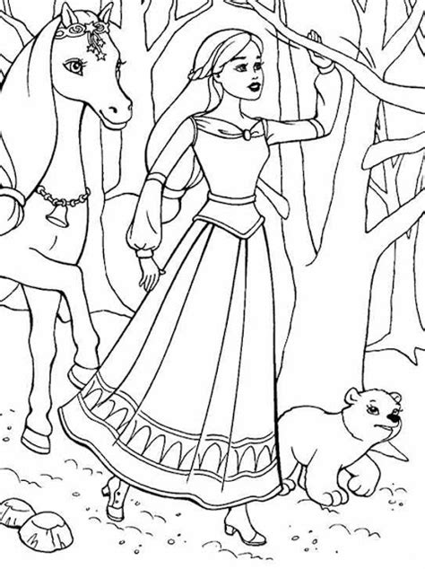 kids page barbie coloring pages  childrens