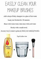 Photos of How To Clean Your Makeup Brushes