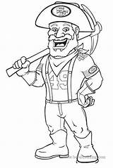 49ers Sf Print Mascots sketch template