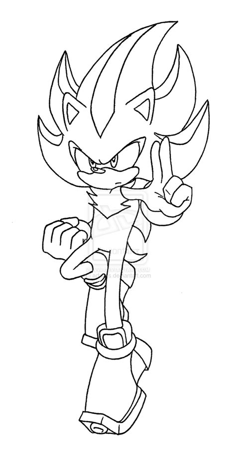 printable shadow sonic coloring pages iremiss