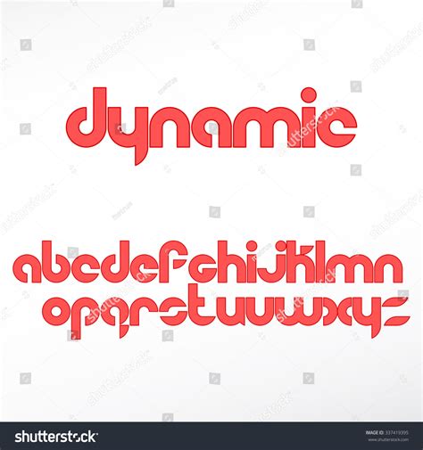 set  modern alphabet letters isolated  white background vector