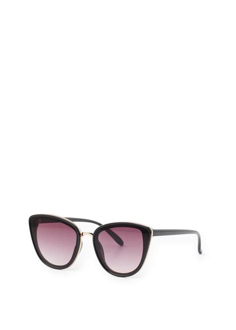 cat eye sunglasses costes fashion zonnebril zwart