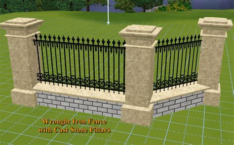 mod  sims wrought iron gate  fences