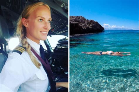 is this the world s hottest pilot dutch beauty shares sky high snaps with 100k followers