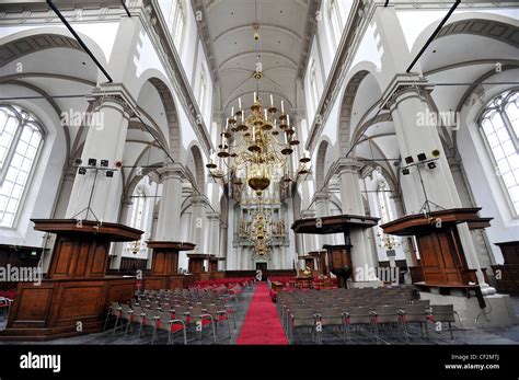 interior views   westerkerk church  amsterdam netherlands stock photo  alamy