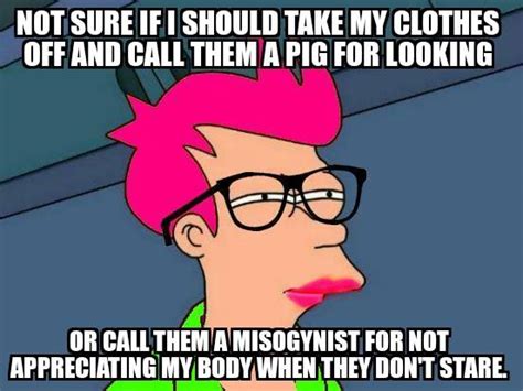 not sure if feminist futurama fry not sure if know your meme
