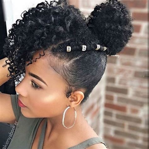 The 50 Latest Hairstyles For Black Women Natural Hair Bun Styles