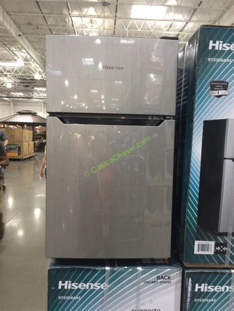 Hisense Two Door Mini Fridge 3.3 Cubic Foot Model