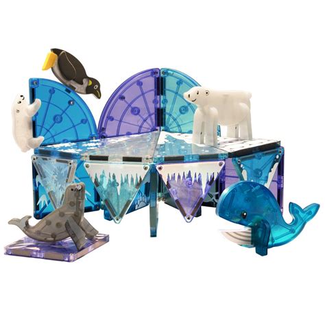 magna tiles arctic animals az science learning toy store