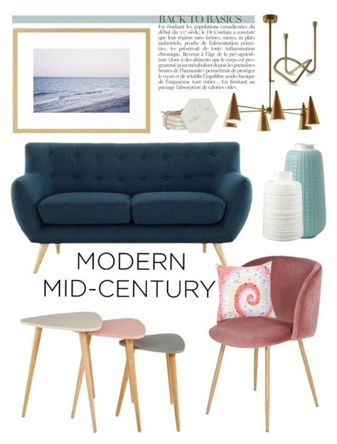 living room mid century modern  artbyjwp   polyvore