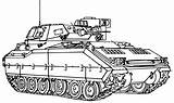 M2 Bradley Fighting Vehicle Military Data sketch template