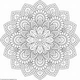 Mandalas Mandala Coloring Pages Flower Printable Adult Colouring Sheets Drawing Getcoloringpages Para Books Geometric Color Flowers Imprimir Painting Guardado Desde sketch template