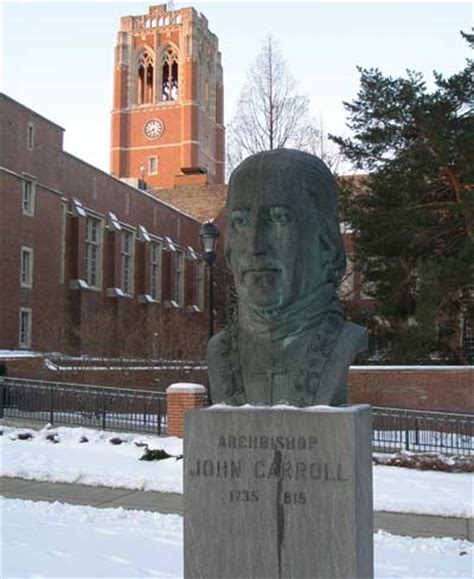 john carroll university statue saint ignatius