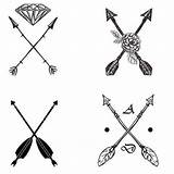 Arrow Crossed Tattoo Tattoos Arrows Viking Symbols Designs Symbol Friendship Small Meaning Decoded Symbolism Their Compass Attractive Template Friend Weheartit sketch template