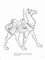 Coloring Pages Carousel Animals Animal Book Web Vah Picasa Horse Albums Books Camel Carosel Adult Silly Mashups Majestic Printables Google sketch template