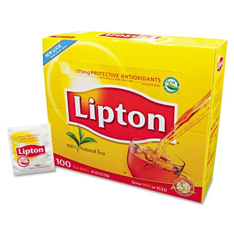 tea bags  lipton lip ontimesuppliescom