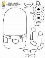 Coloring Minions Kids Pages Print Color sketch template