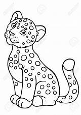 Jaguar Coloringbay Bambino Giaguaro Realistic Sveglio Fumetto Childrencoloring Sonrisas Svegli Pagine Coloritura Piccoli Sorrisi sketch template