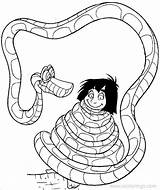 Jungle Coloring Book Pages Snake Kaa Disney Mowgli Kids Printable Baloo Colouring Clipart Color Books Shanti Xcolorings Animal Clip Raised sketch template