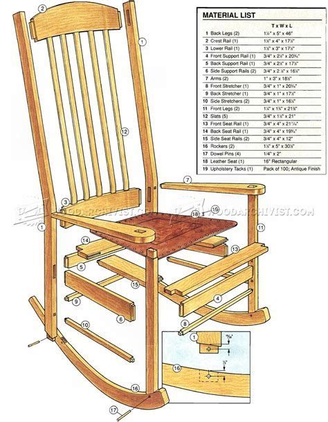 woodworking plans child rocking chair woodworking