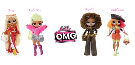 lol surprise omg dolls swag lady diva royal bee neonlicious lol