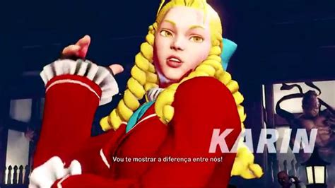 Street Fighter V Revelação De Karin 1080p 60fps Pt Br