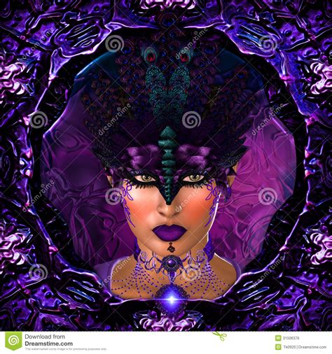 purple queen stock illustration illustration  purple