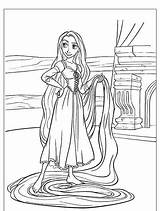 Coloring Pages Rapunzel Tangled Book Print Source Info sketch template