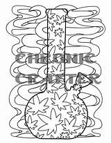 Coloring Pages Weed Stoner Cannabis Marijuana Adult Printable Color Book Leaf Awesome Sheets High Print Getcolorings When Getdrawings Designlooter Inspirational sketch template
