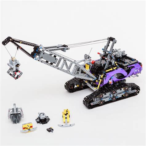 lego moc crawler crane   model  alternate  klimax rebrickable build  lego
