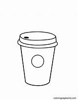 Starbucks Baristanet Coloringpagesonly sketch template