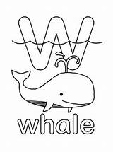 Coloring Whale Pages Letter Printable Getdrawings Color Getcolorings Popular sketch template