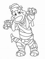 Coloring Mummy Pages Printable Popular sketch template