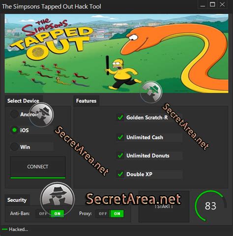 downloadthe simpsons tapped  hack tool iosandroid  greasemonkey