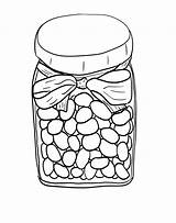 Coloring Jelly Bean Pages Book раскраски Colouring Sheets Kids Getcolorings Printable Jar Getdrawings банке источник sketch template