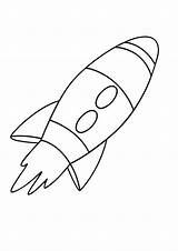 Coloring Clipart Rocket Ship Pages Outline Rockets Cliparts Print Line Book Aircraft Library Comments Favorites Add sketch template
