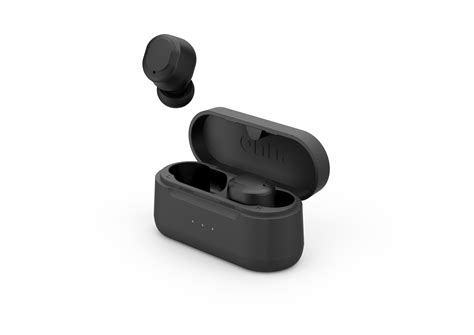 onn true wireless earphones  charging case black walmartcom