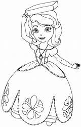 Sofia Coloring First Pages Princess Printable Posture Perfect Sophie Sheet Getdrawings Popular sketch template