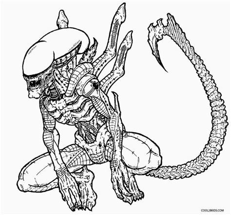 scary alien coloring pages pietercabe