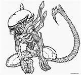 Coloring Pages Xenomorph Getdrawings sketch template
