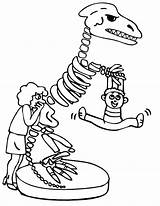 Coloring Pages Dinosaur Skeleton Bones Human Bone Ferrari Logo Getcolorings Fossil Kids Color Printable Colo sketch template